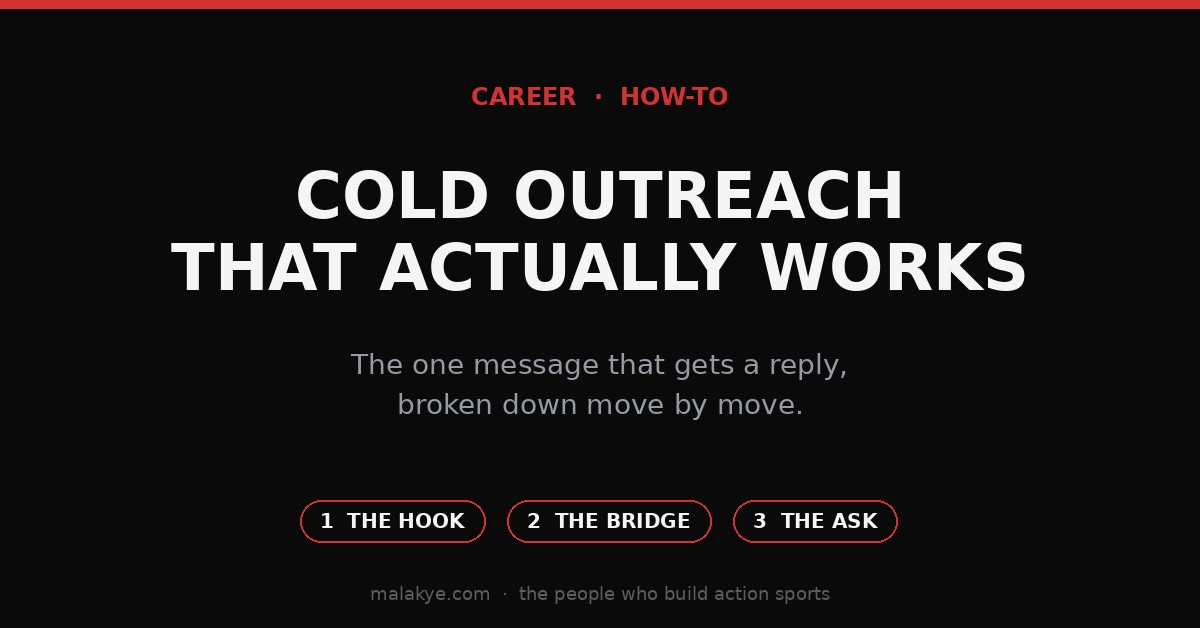 Cold Outreach That Works: The One-Message Formula That Gets a Reply