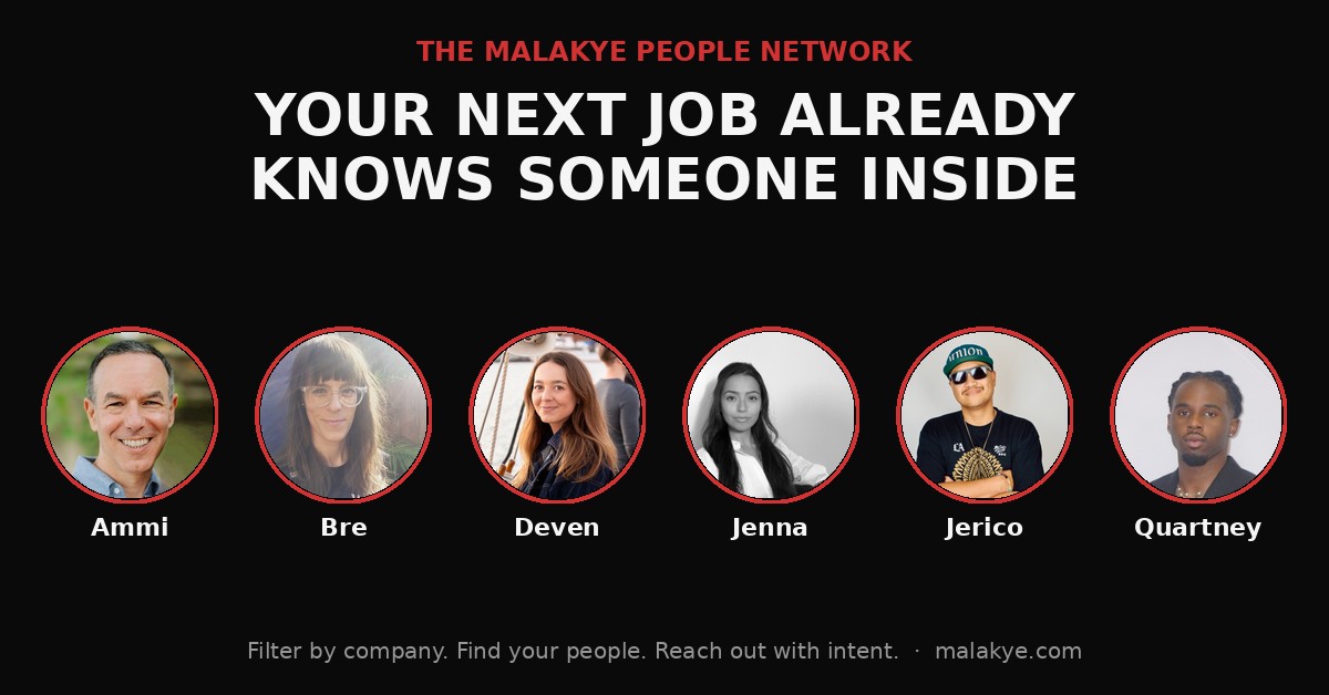 Research a Brand Before You Apply: Using Malakye's People Network Like a Cheat Code